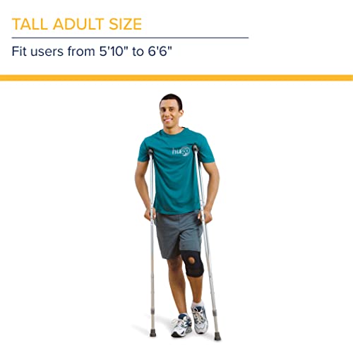 Hugo Mobility Adjustable Tall Crutches For Walking, Tall Adult Walking