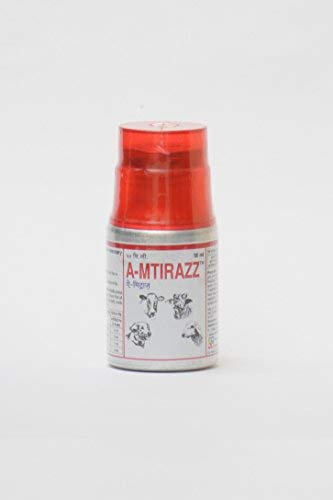 A-mtirazz Anti Flea 12.5% E.c. for Fleas, Ticks & Chewing Lice Infestation for Cows/Goats/Dogs and Others 50ml