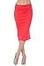 Womens Midi Mid Long Below Knee Pencil Skirt Made in USA