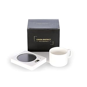 UK wall Plug Coffee Mug Warmer with Ceramic Cup Electric Cup Warmer with Ceramic Heating 150°F Coffee Cup Warmers…