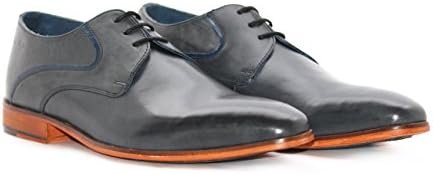 Ninety9steps Men's Fashion Leather Smart Derby Lace Up Shoes Formal Office Wear