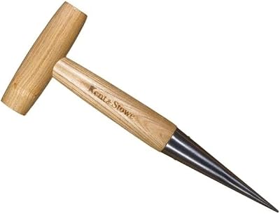 Kent & Stowe Stainless Steel Dibber with Ash Wood Handle - 15 Year Guarantee