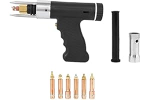 Stud Welding Gun, Capacitor Discharge Stud Welding Gun with 6pcs M3 to M10 Collet Welding Torch Set