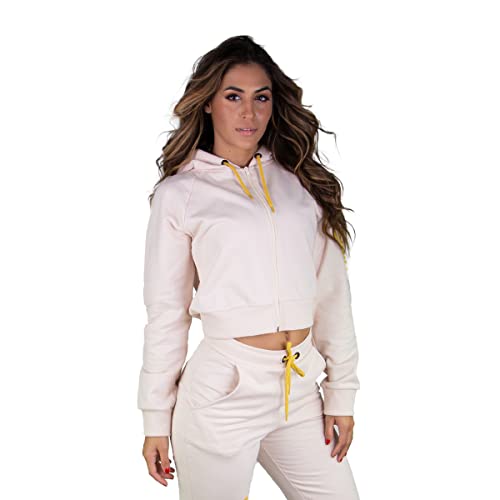 Blusao Casual Everlast Moletom Fem Nude/Dourado M