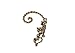 Bundle Monster 6pc Punk Style Ear Wrap Charm Ear Cuff Earring Stud Fashion Accessory for Pierced + Non Pierced Ears - Set 1