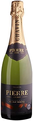 Pierre Chavin Zero Blanc Sparkling Non-Alcoholic Sparkling White Wine 750 mL