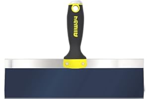 Allway BTK14 Soft Grip Blue Carbon Steel Taping Knife with Hammer End, 14"