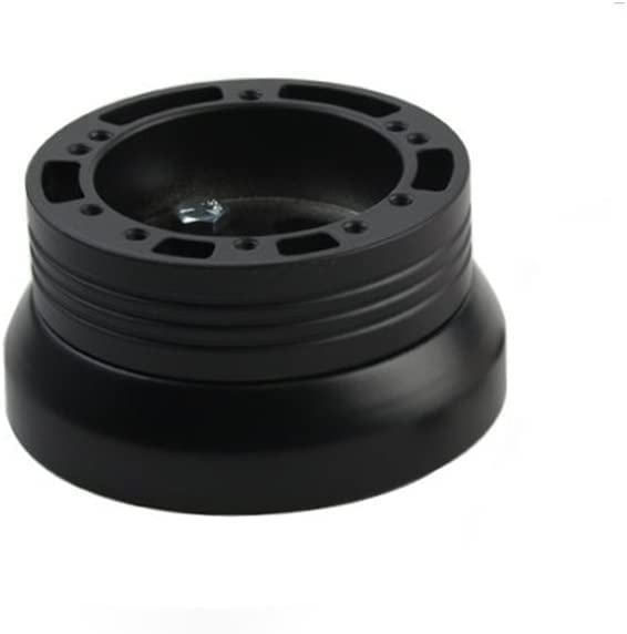 Photo 1 of 5 & 6 Hole Steering Wheel Black Hub Adapter (Flaming River, Ididit, GM, Chevy)