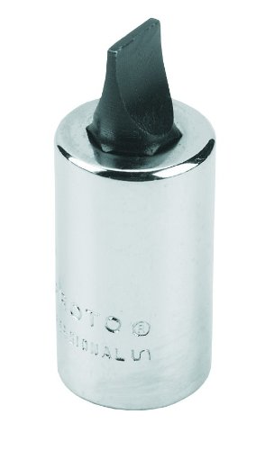 Click Here to See More Images Stanley Proto J4743 1/4-Inch Drive Slotted Screwdriver Bit Socket, 1/4-Inch