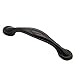 VESLA HOME 25-Pack Oil Rubbed Bronze Rounded Foot Kitchen Cabinet Hardware Dresser Drawer Handles Cabinet Handle Pulls, 4.13