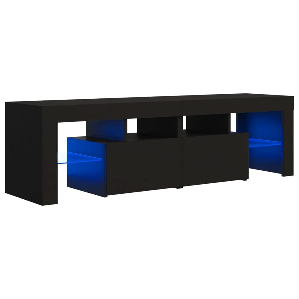 vidaXL-Mueble-para-TV-con-Luces-LED-Soporte-Armario-Aparador-Estante-Salon-Sala-de-Estar-Decoracion-Entretenimiento