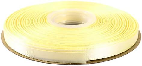ITIsparkle 3/8" Inch Double Faced Satin Ribbon 50 Yards-Roll Set for Gift Wrapping Scrap Books Party Favor Hair Braids Baby Shower Decoration Floral Arrangement Craft Supplies, Ivory Ribbon