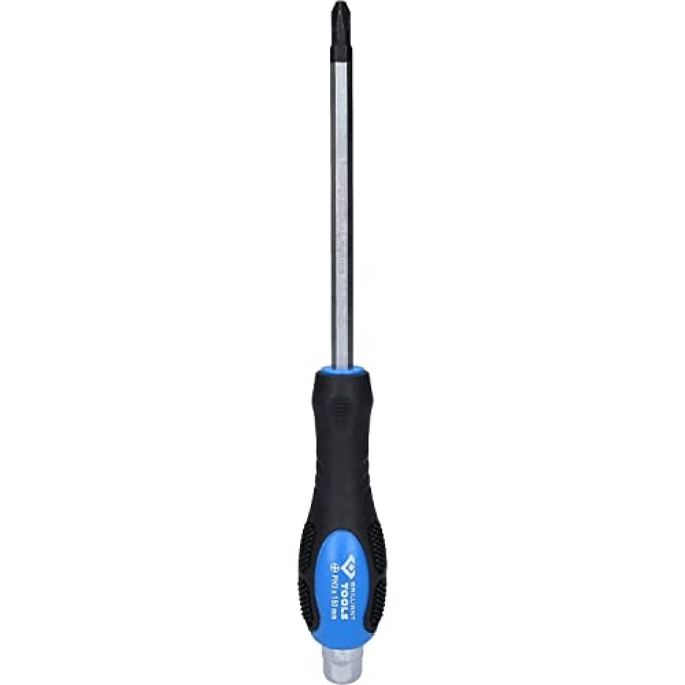 BRILLIANT TOOLS BT034811 Phillips Screwdriver with Impact Cap, PH3 [Powered by KS Tools]