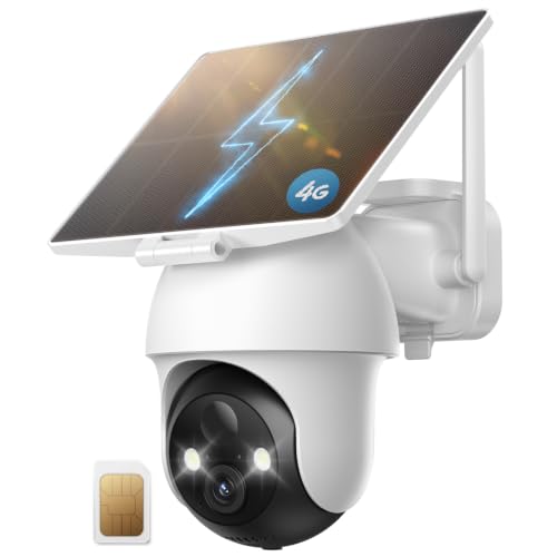 LTE 4G Cellular Solar Security Cameras Wireless