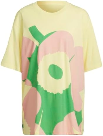 Amazon.com: adidas Marimekko x Graphic Tee Pearl Citrine SM 