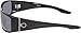 Spy Optic Cooper Wrap Sunglasses, Black Gloss Frame/Grey Lens, One Size
