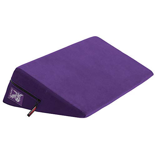 Liberator Wedge Intimate Sex Positioning Pillow, Purple Microfiber, 24 inch.