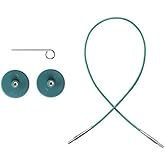 Knit Picks Options Interchangeable Circular Knitting Needle Cable - 16" Green