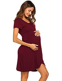 Ekouaer - Vestido de lactancia para mujer
