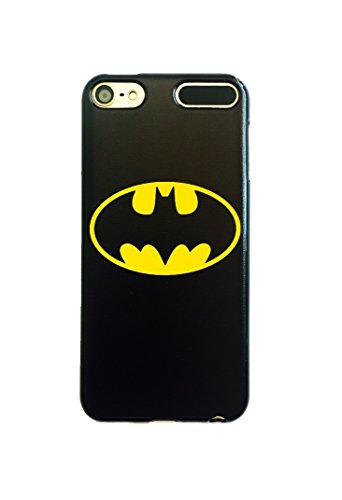 Phone Kandy Black Soft TPU Gel case for iPod Touch Marvel DC Comics Deadpool Superhero (iPhone 5 5s SE, Batman)