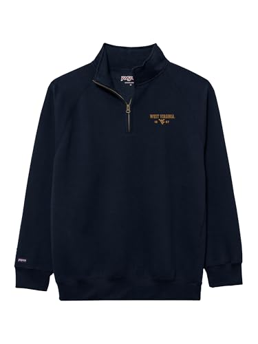 JanSport NCAA Officially Licensed Rival Quarter Zip Sweatshirt, Long Sleeve Uni…