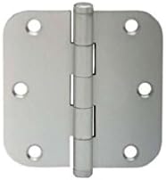 3.5" Satin Nickel Interior Door Hinge Hardware