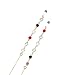 HUA JU Eyeglass Chains for Women Girl Glasses Beaded Reading Glasses Cords Sunglasses Holder Strap Lanyards Eyewear Retainer (Gold), Small