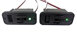 Apex RC Products 2 Pack - FUTABA Style Heavy Duty On/Off Switch with Bright LED and Charge Port 1060