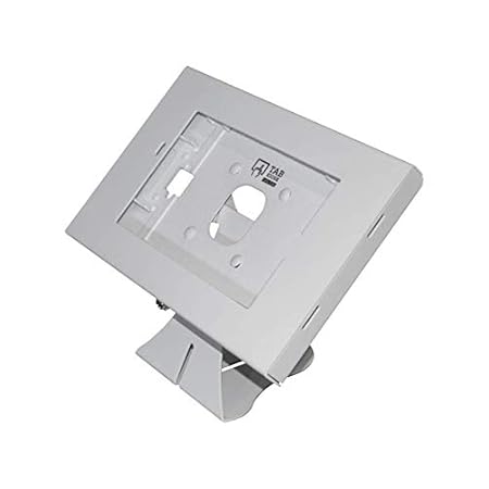 Tabkiosk Tabletop Diebstahlgesicherter Rahmen mit Verriegelung, Doppelpack, Befestigungsklammer für die Montage an der Wand o