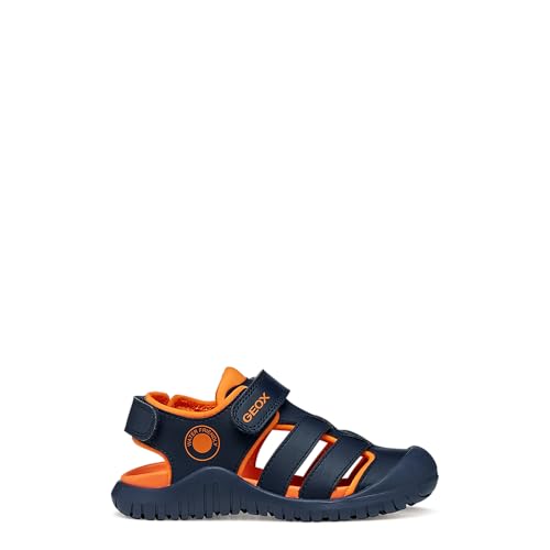 J S. FUSBETTO PRO BO Sandal, Navy/Arancione, 36 EU