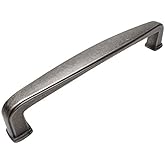 Cosmas 10 Pack 4392-128WN Weathered Nickel Modern Cabinet Hardware Handle Pull - 5" Inch (128mm) Hole Centers