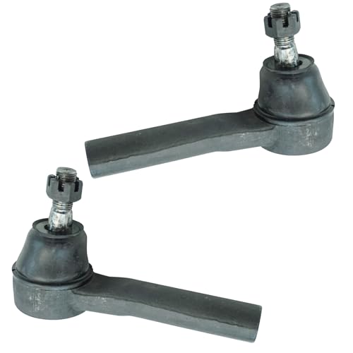 TRQ Outer Driver and Passenger Side Tie Rod Set 2 Piece Compatible with 2004-20…