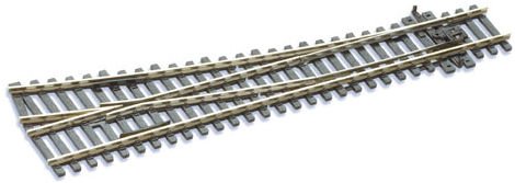 Peco HO Scale Code 100 Electrofrog #6 Right-Hand Turnout