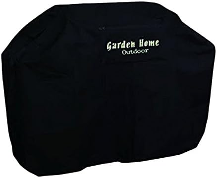 Garden Home Outdoor Grill Cover, Wide, Water Resistant, Air Vents, Padded Handles, Elastic Hem Cord, Heavy Duty Burner Gas BBQ Grill Cover With Accessories, 72'' L