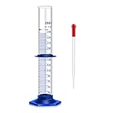 Thick Glass Graduated Cylinder Measuring Liquid Lab