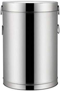 Food Storage Containers with Lids and Side Locking Clamp,Stainless Steel Large Rice Canisters for Kitchen,Portable Handle Design,Pantry Organization and Storage for Flour Snacks Sugar Cereal 5 Sizes