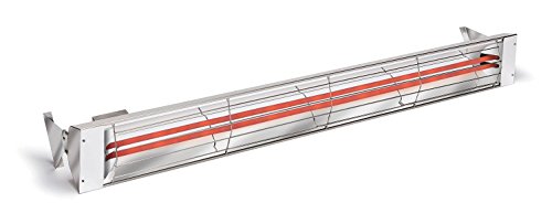 Infratech WD5024SS Dual Element 5,000 Watt Electric Patio Heater, Choose Finish: Stainless Steel