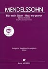 Hör mein Bitten, MWV B 49 - Hear my prayer (Vocal Score)