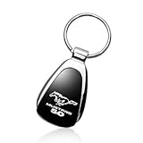 Ford Mustang 5.0 Black Tear Drop Key Chain