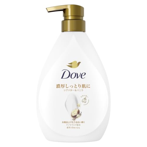 Dove(ダヴ) ボディソープ シアバター＆バニラ (ボディウォッシュ) ポンプ 440g
