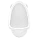 JD Kids Urinals with Clips on Toilet Bowl Potty Training for Boys Pee 5 Color Child (White)