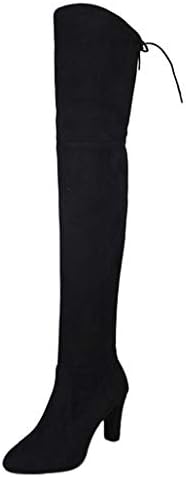 Women Stretch Thigh High Boots,HOMEBABY Faux Slim High Over The Knee Boots High Heels Shoes