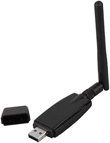 Solustre Realtek 8191 300Mbps 802.11n/g/b USB Wireless WIFI LAN Network Card Adapter with External Antenna (Black)