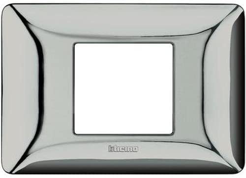 BTicino am4819gcr Matix Plate 2 Modules, Polished Chrome Centred
