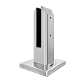 MagiDeal Glass Pool Deck Fencing Fence Spigot Bracket Post Clamp for Frameless Garden Balustrade