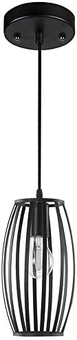 Lotedoor Industrial Vintage Lighting Ceiling Chandelier 1 Lights Metal Hanging Fixture Pendant Light wall lamp (Pendant Light)