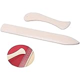 Set Piega Carta 2 Pezzi - Bone Folder Per Artigianato, Carte, Rilegatura, Scrapbooking - Foto 7