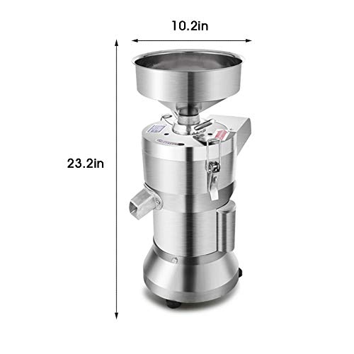 Upgraded Commercial Soymilk Maker Machine,Automatic Soybean Milk Fiberizer Machine Healthy Nutrition Separater Splitter (110V)
