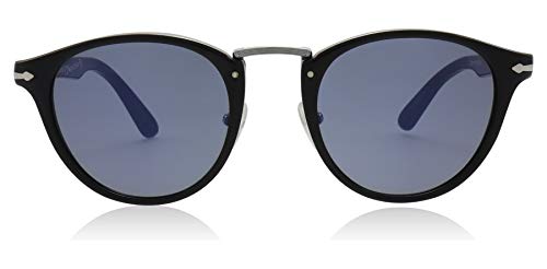 Persol PO3108S - 95/56 Sunglasses Black w/ Light Blue Lens 49mm - Thumbnail 3