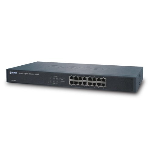 Planet GSW-1601 16-Port 10/100/1000Mbps Gigabit Ethernet Switch